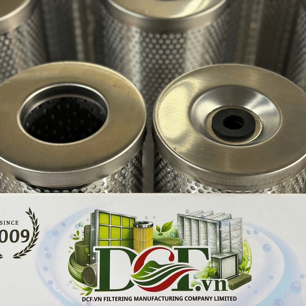 Lõi lọc tách dầu – nước DCF.vn | Inox phủ PTFE/Teflon