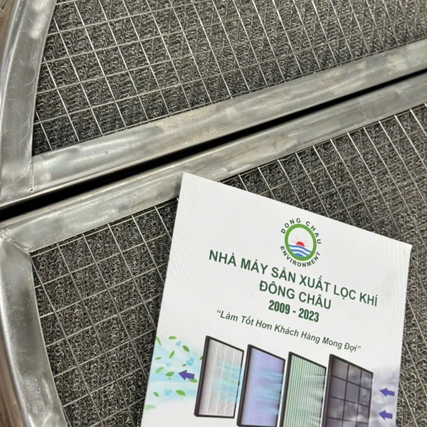 Phin lọc bụi công nghiệp dạng bùi nhùi 3 mảnh ghép