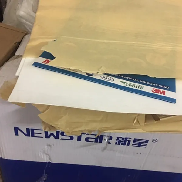 Giấy Newstar dày 600x600mm lọc dầu máy tuabin, nhà máy thủy điện