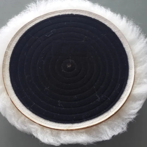 Phớt lông cừu 3M 81471, 5 inch Trắng