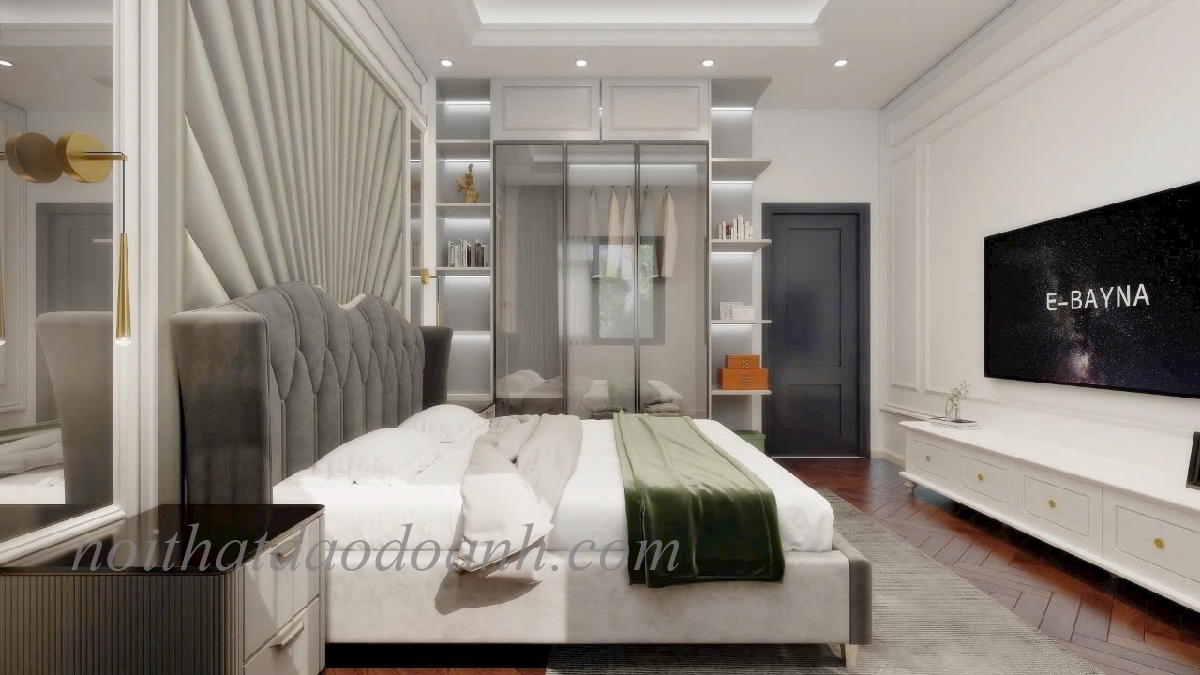 Giường ngủ tân cổ điển GNTCD2008 Giường ngủ tân cổ điển GNTCD2008