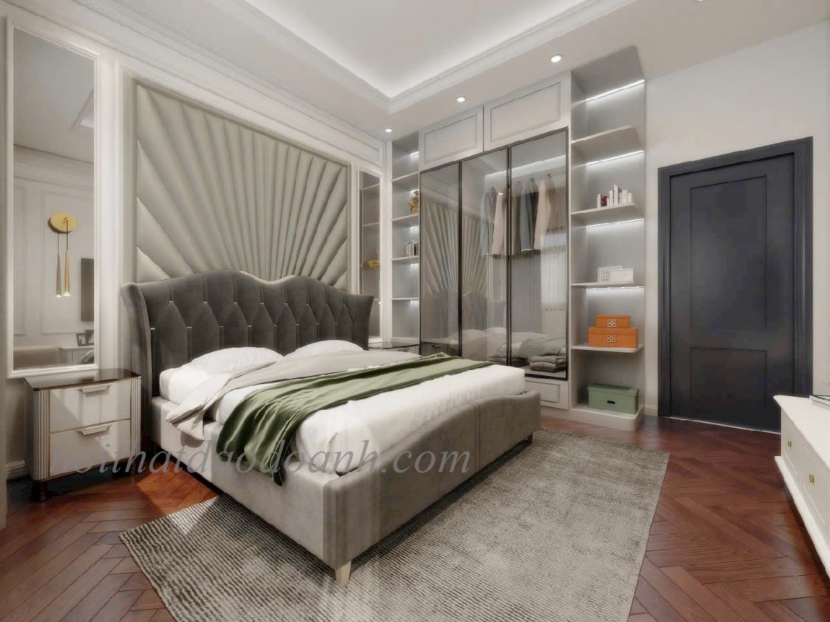 Giường ngủ tân cổ điển giá rẻ Giường ngủ tân cổ điển giá rẻ