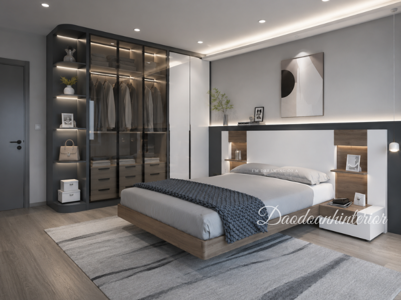 Giường ngủ kiểu Nhật hiện đại Giường ngủ kiểu Nhật hiện đại