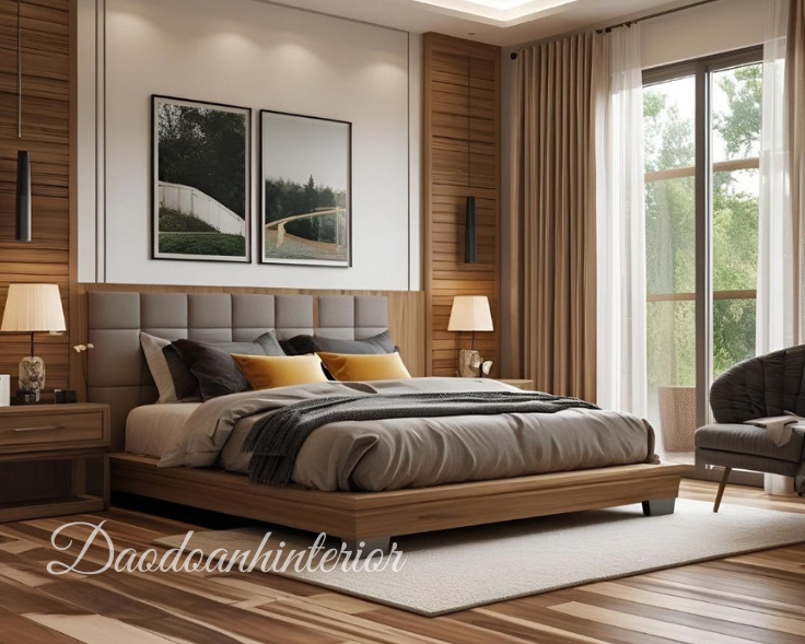 Giường ngủ MDF GN-M2029 Giường ngủ MDF GN-M2029