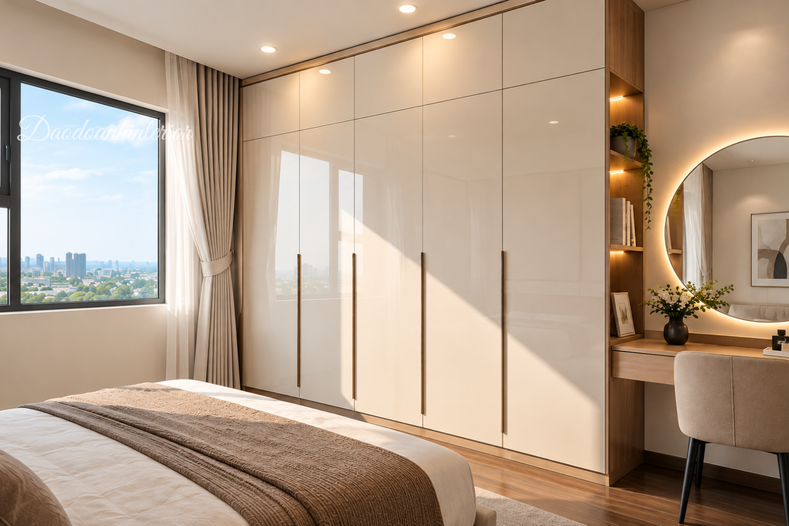 Tủ áo Acrylic bóng gương TADD026 68 Tủ áo Acrylic bóng gương TADD026 68