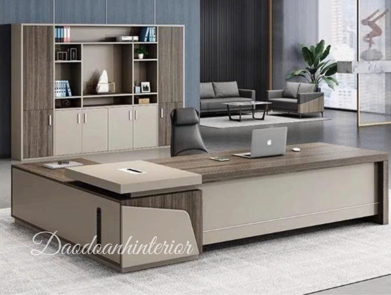 Bàn làm việc giám đốc gỗ công nghiệp BGD GCN516 Bàn làm việc giám đốc gỗ công nghiệp BGD GCN516