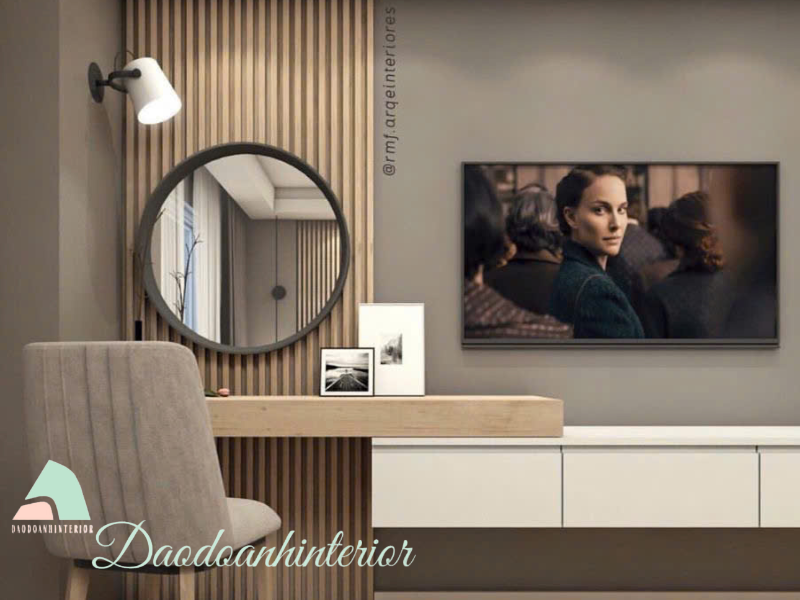 Bàn trang điểm hiện đại Bàn trang điểm hiện đại