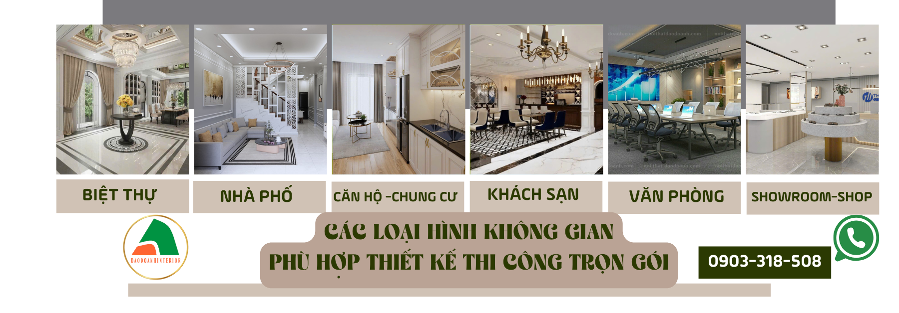 Các loại hình không gian phù hợp thiết kế và thi công nội thất trọn gói Các loại hình không gian phù hợp thiết kế và thi công nội thất trọn gói