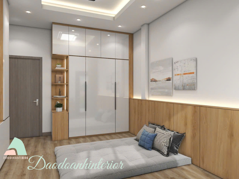 Đóng tủ quần áo MDF chống ẩm An Cường theo thiết kế Đóng tủ quần áo MDF chống ẩm An Cường theo thiết kế