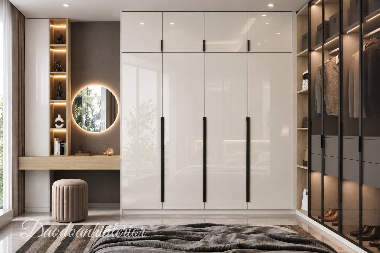 Đóng tủ quần áo MDF chống ẩm thiết kế theo yêu cầu Đóng tủ quần áo MDF chống ẩm thiết kế theo yêu cầu