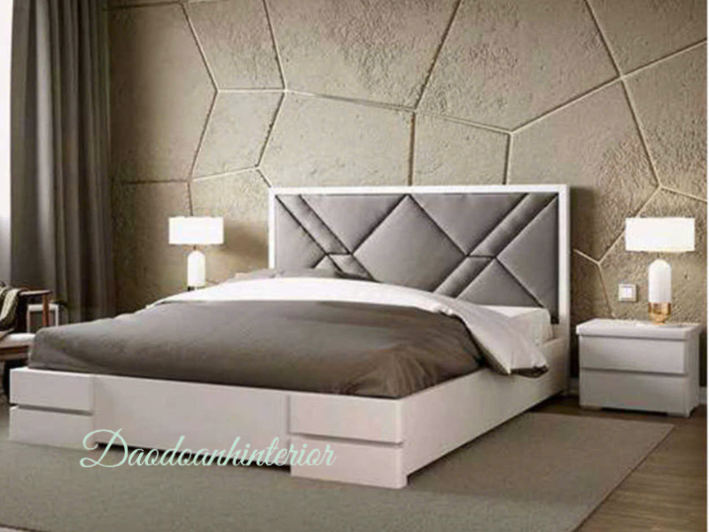 Giường ngủ gỗ công nghiệp mdf -GNDD54 Giường ngủ gỗ công nghiệp mdf -GNDD54