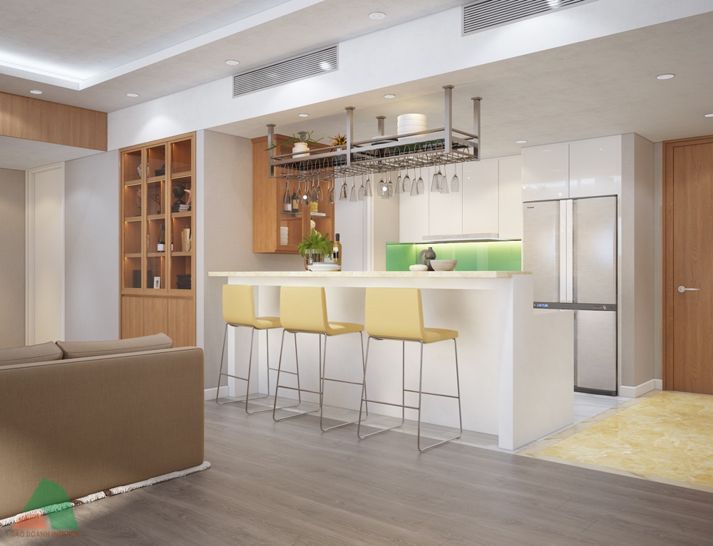 Tủ bếp acrylic bóng gương Tủ bếp acrylic bóng gương