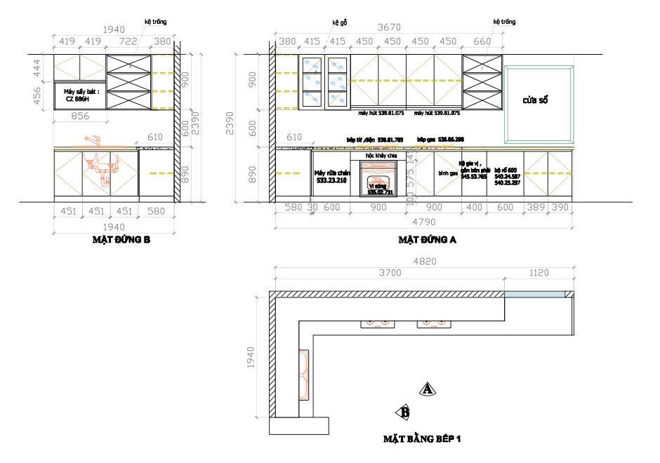 Bản vẽ tủ bếp gỗ thi công thiết kế tại Quận Phú Nhuận  Bản vẽ tủ bếp gỗ thi công thiết kế tại Quận Phú Nhuận