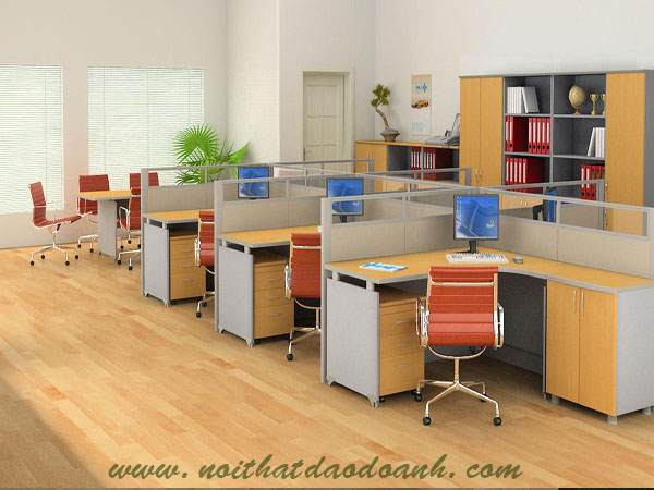 Không gian nội thất văn phòng màu vàng kết hợp màu kem Không gian nội thất văn phòng màu vàng kết hợp màu kem