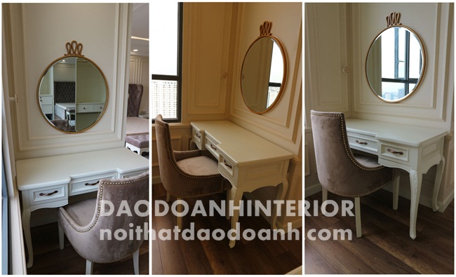 Bàn trang điểm phong cách tân cổ điển Bàn trang điểm phong cách tân cổ điển
