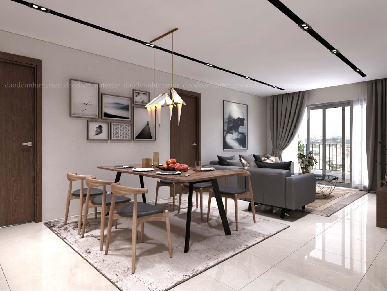 Thiết kế nội thất phòng ăn đơn giản Thiết kế nội thất phòng ăn đơn giản