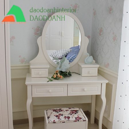 Bàn phấn trang điểm đẹp,phong cách tân cổ điển  Bàn phấn trang điểm đẹp,phong cách tân cổ điển