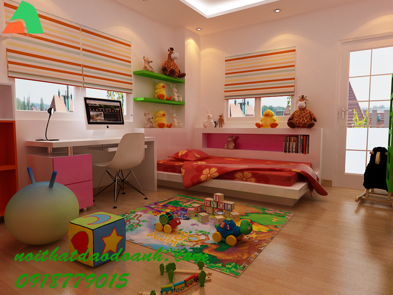 Bộ giường ngủ đáng yêu dành cho bé gái Bộ giường ngủ đáng yêu dành cho bé gái