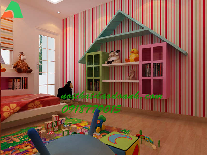 Kệ sách xin xắn tạo ấn tượng trong phòng ngủ bé BPNTE03 Kệ sách xin xắn tạo ấn tượng trong phòng ngủ bé BPNTE03B