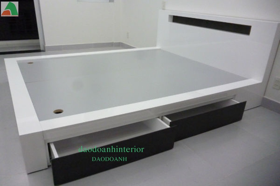 Giường ngủ gỗ có hộc kéo GNDD07 Giường ngủ gỗ có hộc kéo GNDD07