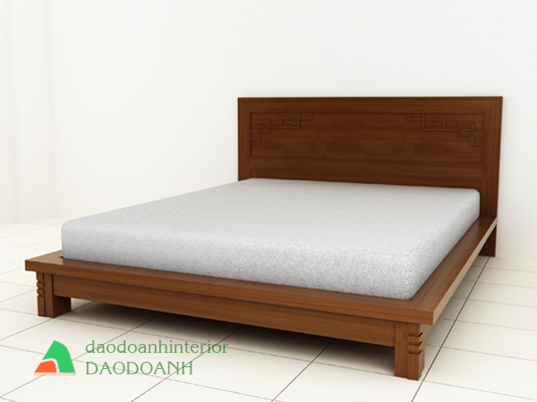 Giường ngủ gỗ tự nhiên Xoan Đào GNTN15