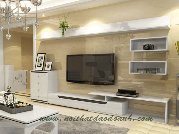 Kệ tivi giá rẻ MDF sơn PU KTV120 Kệ tivi giá rẻ MDF sơn PU KTV120