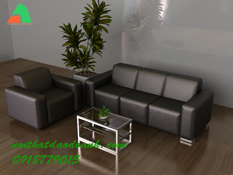 Trang trí cây xanh góc sofa tiếp khách Trang trí cây xanh góc sofa tiếp khách