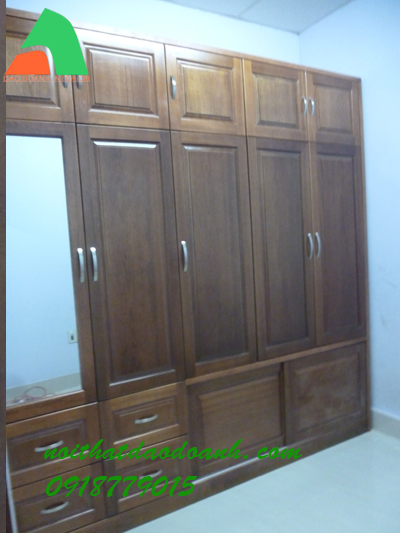 Tủ áo âm tường gỗ Xoan Đào TAATDD28 Tủ áo âm tường gỗ Xoan Đào TAATDD28