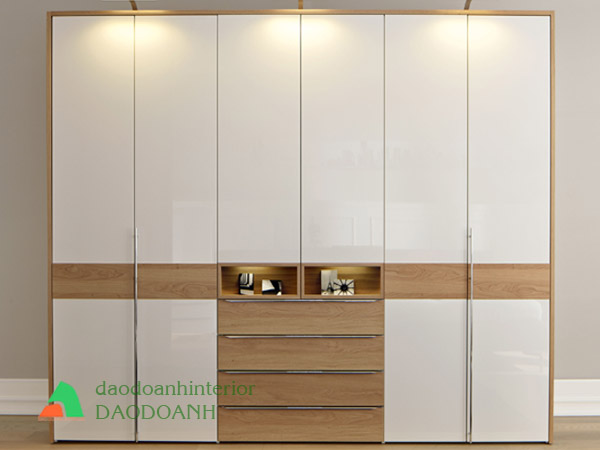 Tủ quần áo chất liệu gỗ công nghiệp Tủ quần áo chất liệu gỗ công nghiệp