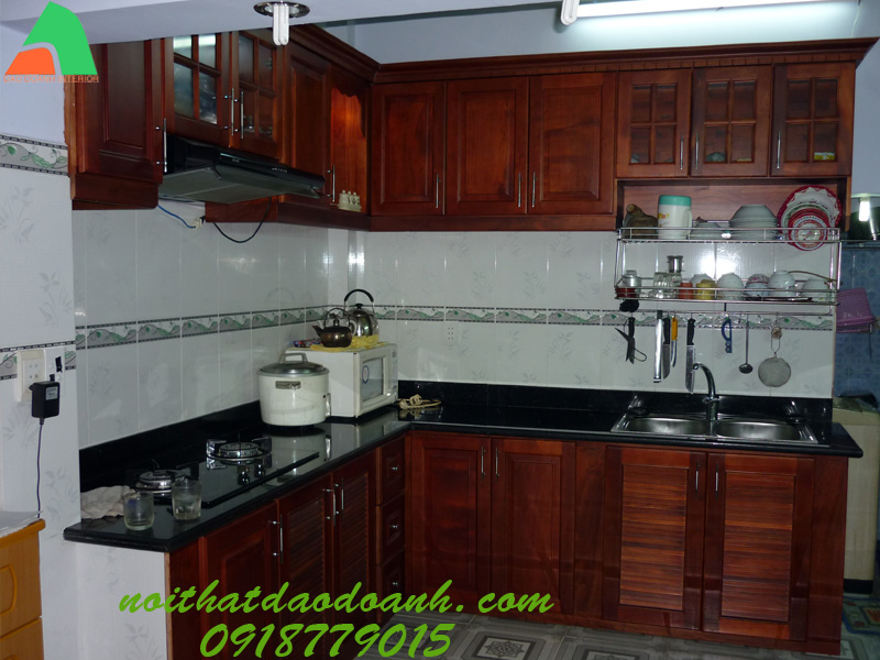 Tủ bếp gỗ Xoan Đào  Tủ bếp gỗ Xoan Đào