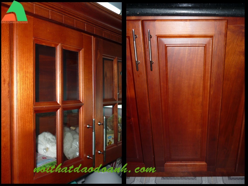 Cửa tủ bếp gỗ Xoan Đào  Cửa tủ bếp gỗ Xoan Đào