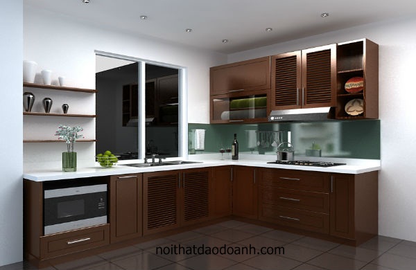 Tủ bếp Căm Xe TBDD1510 Tủ bếp Căm Xe TBDD1510