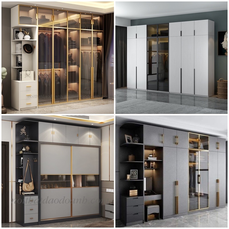 Tủ áo cánh kính đẹp, hiện đại Tủ áo cánh kính đẹp, hiện đại