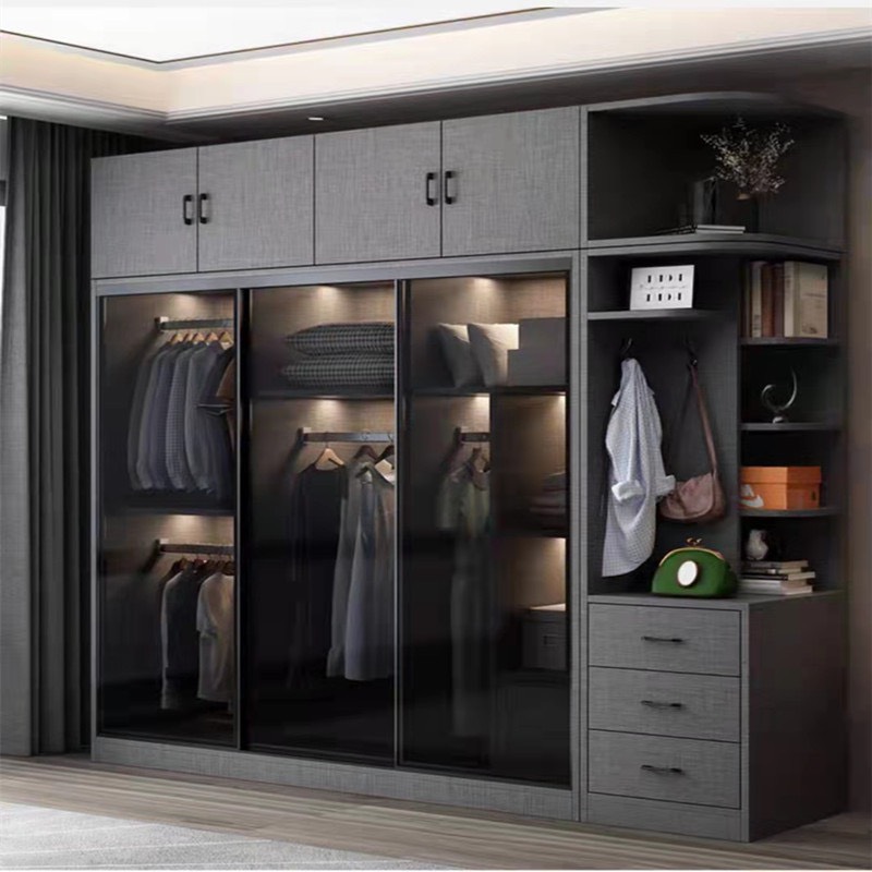 Mẫu tủ quần áo gỗ hiện đại TA023-10 được làm từ chất liệu MFC phủ vân gỗ giả vải hiện đại Mẫu tủ quần áo gỗ hiện đại TA023-10 được làm từ chất liệu MFC phủ vân gỗ giả vải hiện đại