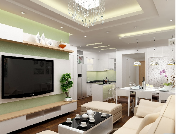 Màu trắng tạo sự trang nhã với thiết kế hiện đại Màu trắng tạo sự trang nhã với thiết kế hiện đại
