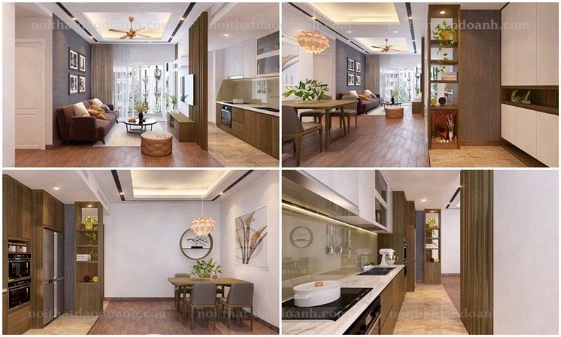 thiết kế thi công nội thất căn hộ chung cư 2 phòng ngủ  thiết kế thi công nội thất căn hộ chung cư 2 phòng ngủ