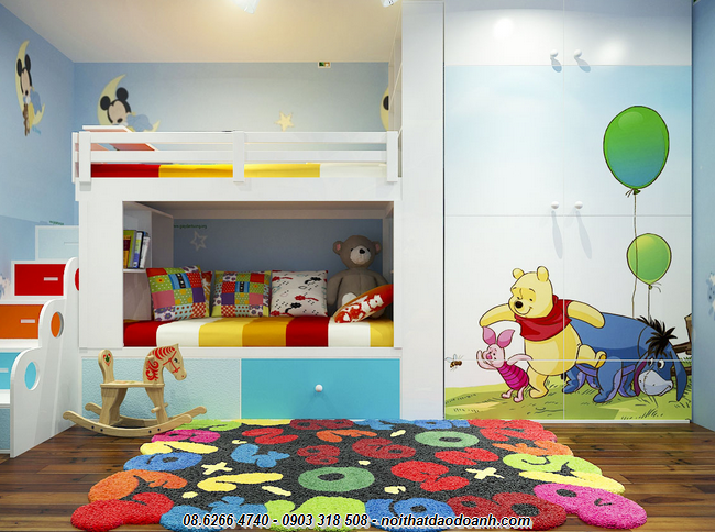 Thiết kế phòng ngủ cho trẻ em cần đảm bảo tính an toàn cao Thiết kế phòng ngủ cho trẻ em cần đảm bảo tính an toàn cao