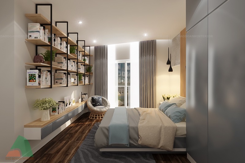 Hình ảnh thiết kế và thi công nội thất chung cư giá rẻ cho không gian phòng ngủ Hình ảnh thiết kế và thi công nội thất chung cư giá rẻ cho không gian phòng ngủ