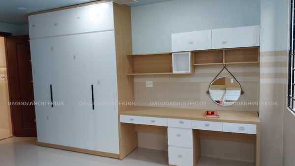 Tủ quận áo hiện đại thi công khách hàng tại Quận Bình Thạnh