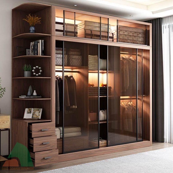 Tủ quần áo 3 cánh trượt cánh kính. Tủ quần áo 3 cánh trượt cánh kính.