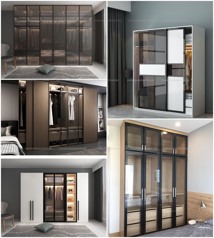 tủ quần áo gỗ công nghiệp cửa mở cánh kiếng tủ quần áo gỗ công nghiệp cửa mở cánh kiếng