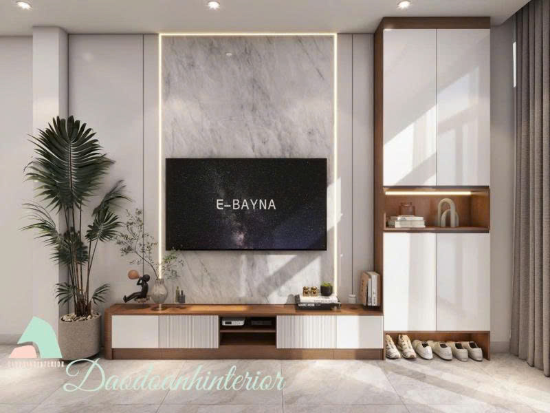 Kệ tivi gỗ công nghiệp MFC KTV126 Kệ tivi gỗ công nghiệp MFC KTV126