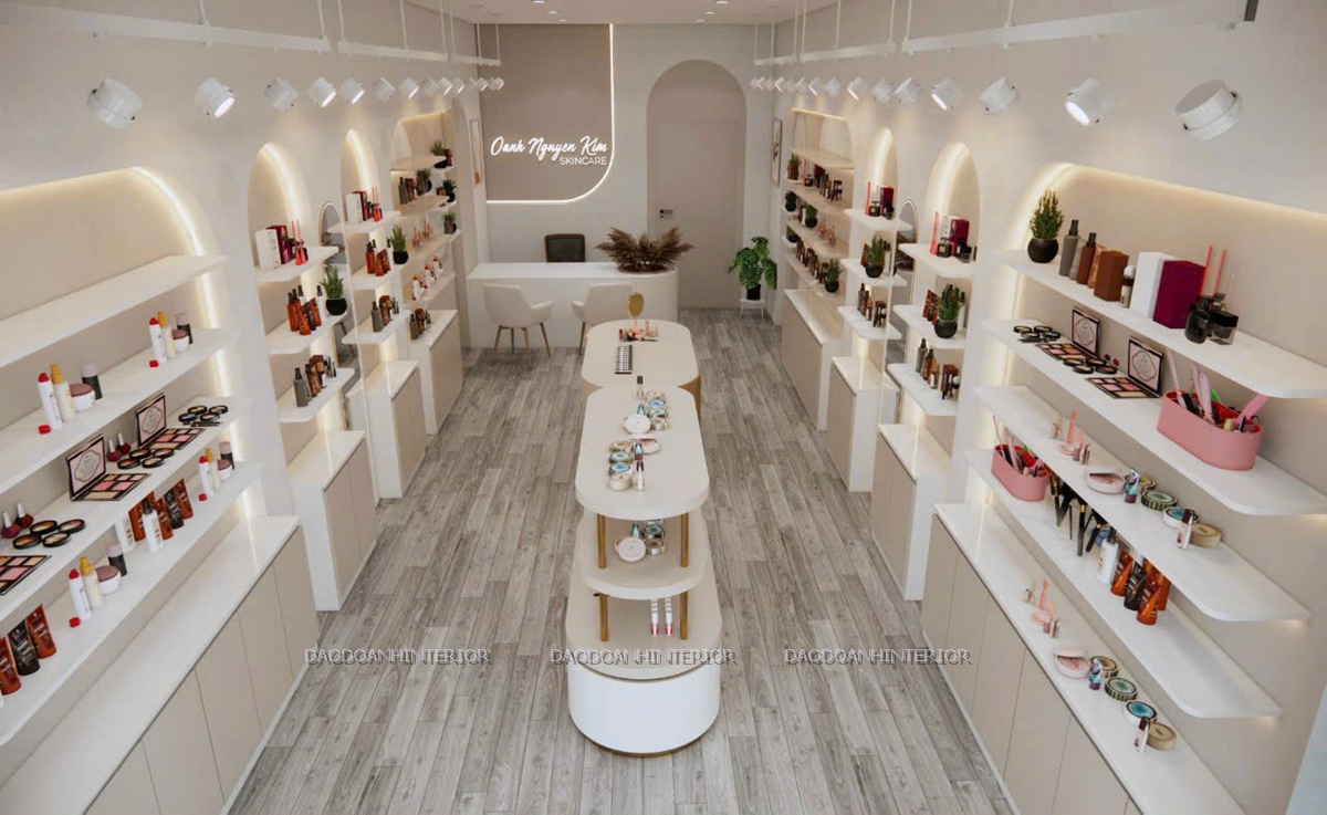 Không gian bố trí hợp lý trong thiết kế nội thất shop Không gian bố trí hợp lý trong thiết kế nội thất shop