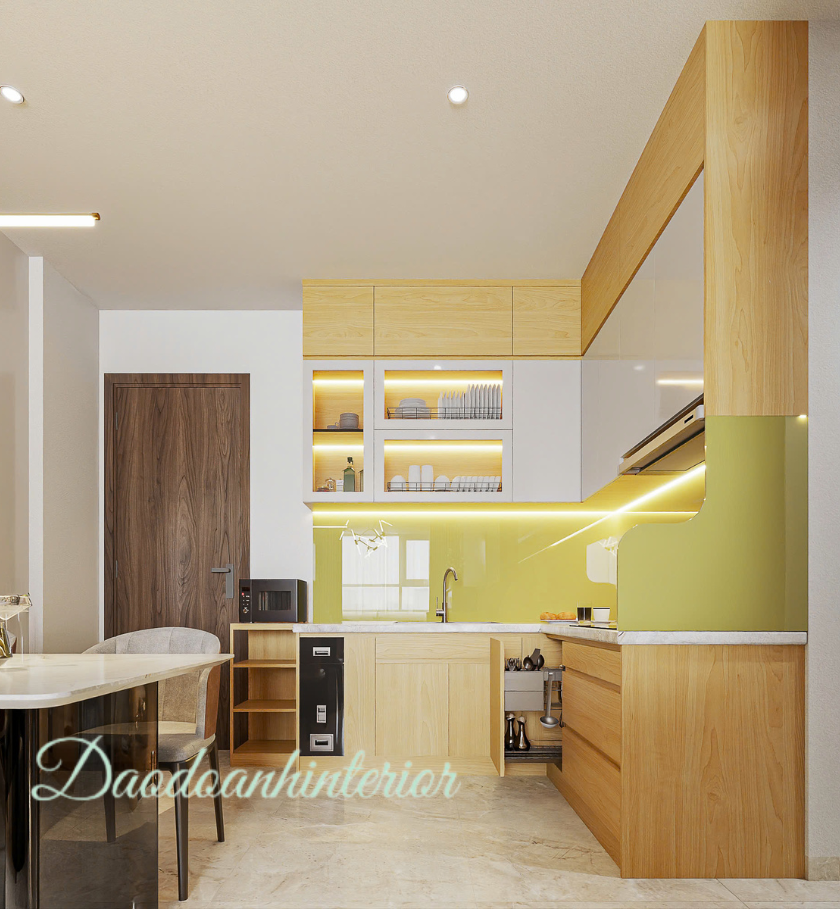 Màu sắc đóng vai trò then chốt trong nội thất phòng bếp Màu sắc đóng vai trò then chốt trong nội thất phòng bếp