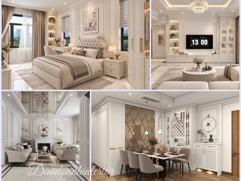 Nội thất tân cổ điển giá rẻ đẹp Nội thất tân cổ điển giá rẻ đẹp