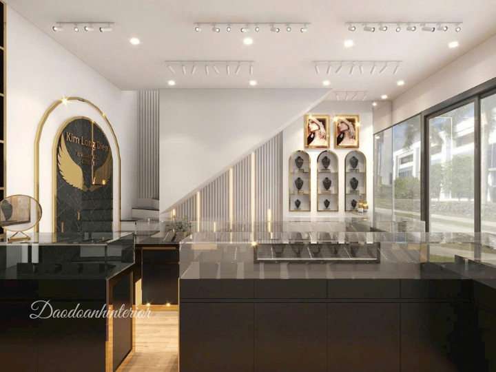 Nội thất Showroom trang sức Nội thất Showroom trang sức