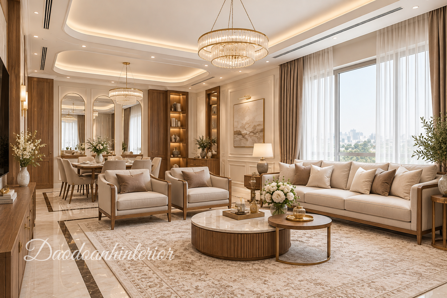 Sofa phòng khách tân cổ điển bọc da cao cấp may rút múi tỉ mỉ Sofa phòng khách tân cổ điển bọc da cao cấp may rút múi tỉ mỉ