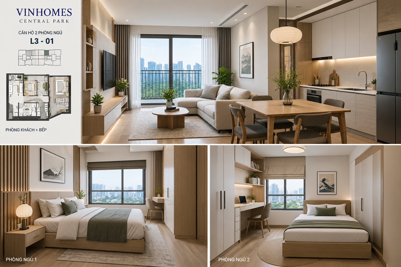 Thi công nội thất căn hộ Vinhomes Central Park Thi công nội thất căn hộ Vinhomes Central Park