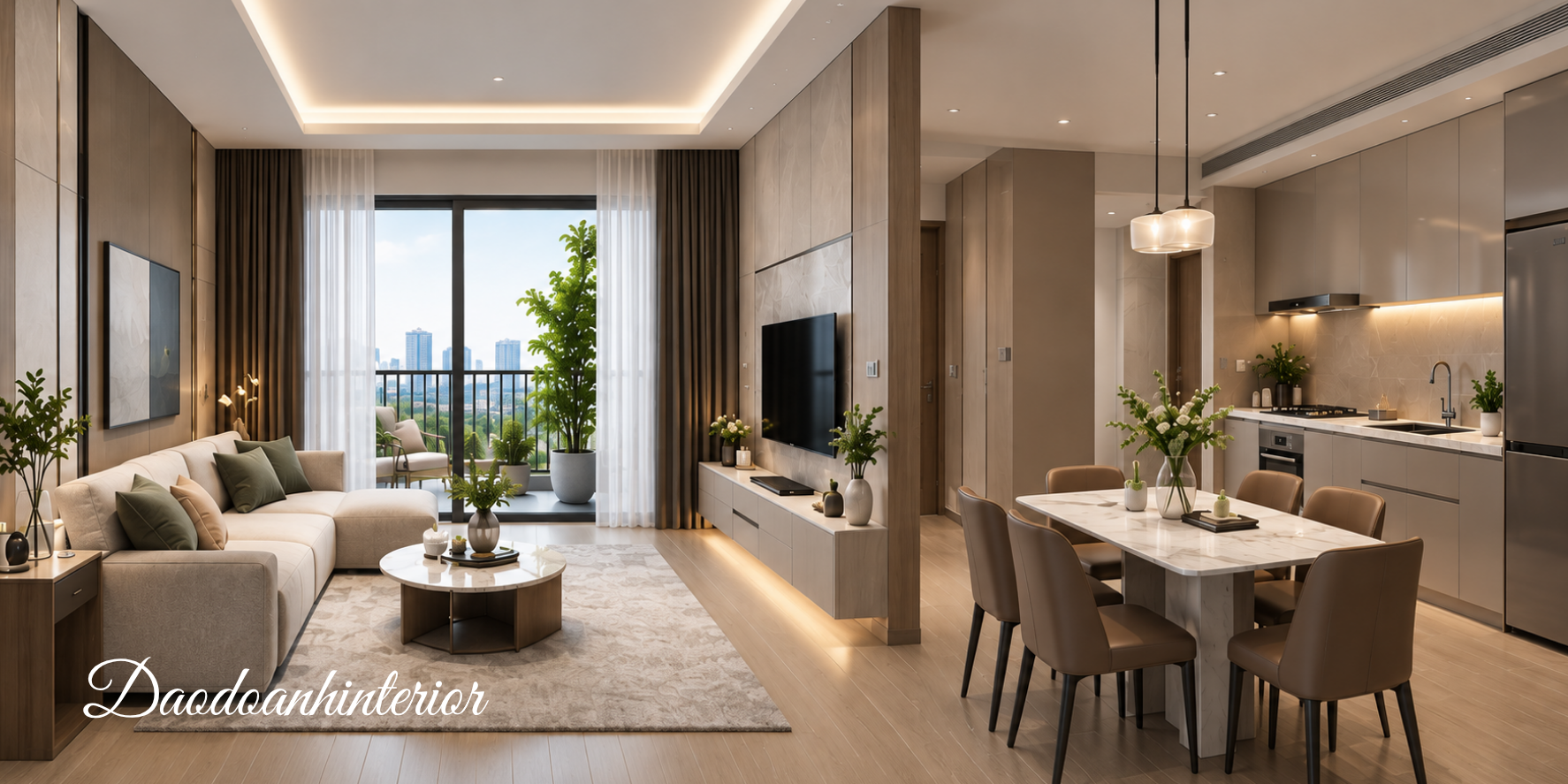 Thi công nội thất căn hộ 2 phòng ngủ Vinhomes Smart City Thi công nội thất căn hộ 2 phòng ngủ Vinhomes Smart City