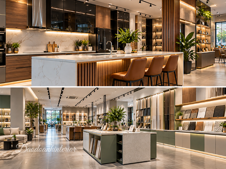 Thi công nội thất showroom theo yêu cầu tại TP.HCM, Thi công nội thất showroom theo yêu cầu tại TP.HCM,
